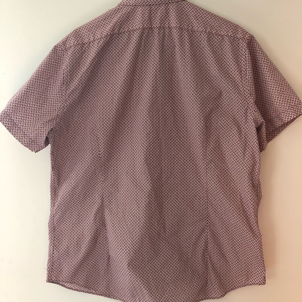 Express Shirt Fitted Men Size XL Short Sleeve